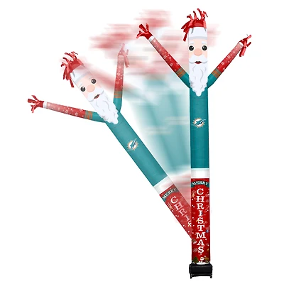 Miami Dolphins Santa Claus Inflatable Crazy Sports Fan