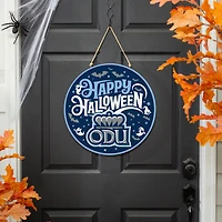 Old Dominion Monarchs 18" Happy Halloween Wooden Round Door Sign
