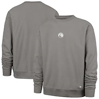 Men's '47 Gray Minnesota Timberwolves Offside Foundation Crew Neck Sweatshirt