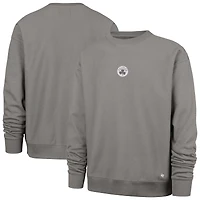 Men's '47 Gray Boston Celtics Offside Foundation Crew Neck Sweatshirt