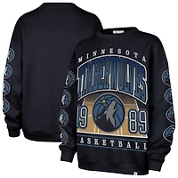 Women's '47 Navy Minnesota Timberwolves Go Big Oversized Sweatshirt