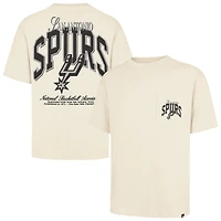 Unisex '47 Cream San Antonio Spurs Crossover Collection Foundation Pocket T-Shirt