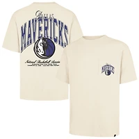Unisex '47 Cream Dallas Mavericks Crossover Collection Foundation Pocket T-Shirt