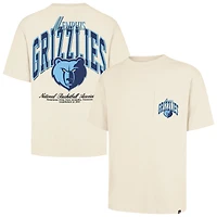 Unisex '47 Cream Memphis Grizzlies Crossover Collection Foundation Pocket T-Shirt