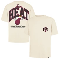Unisex '47 Cream Miami Heat Crossover Collection Foundation Pocket T-Shirt