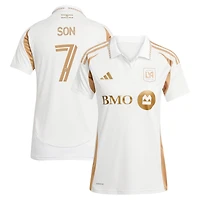Women's adidas Son Heung-Min White LAFC 2025 Secondary Replica Player Jersey