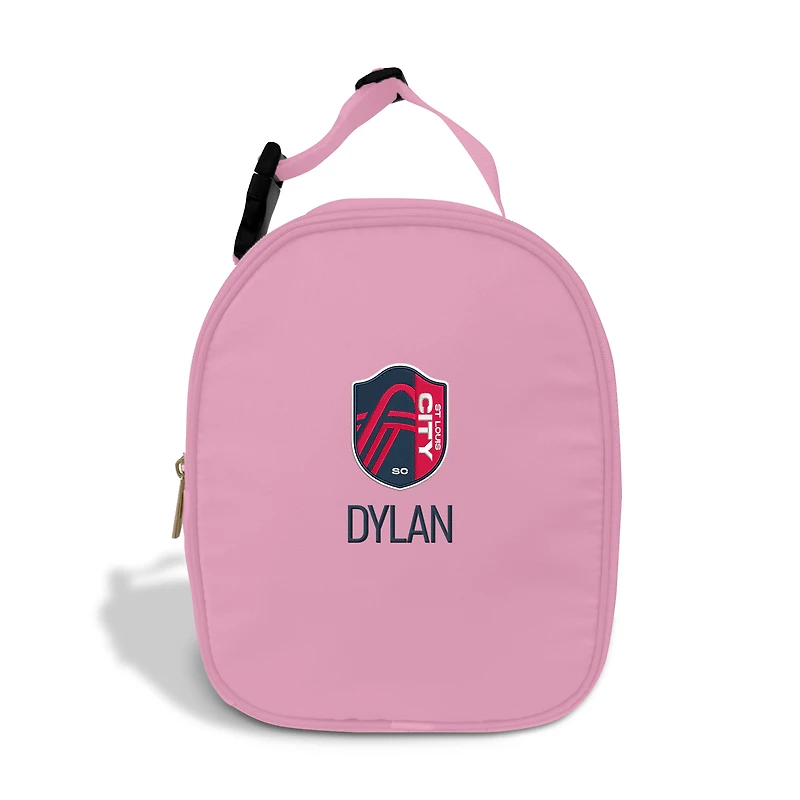 Youth Chad & Jake Light Pink St. Louis CITY SC Personalized Insulated Bag