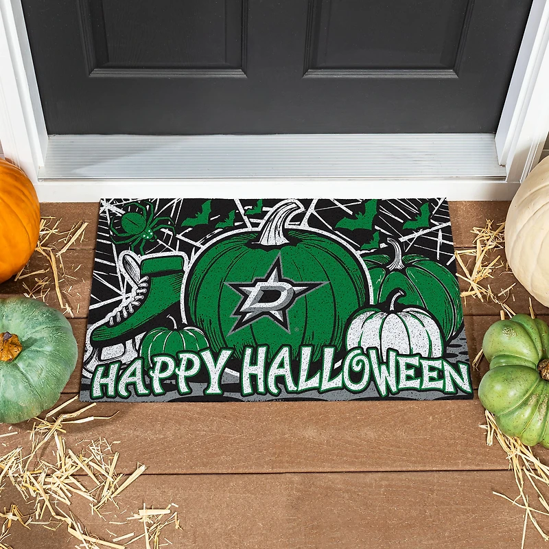 Dallas Stars 28" x 16" Happy Halloween Turf Door Mat