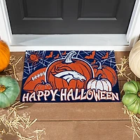 Denver Broncos 28" x 16" Happy Halloween Turf Door Mat