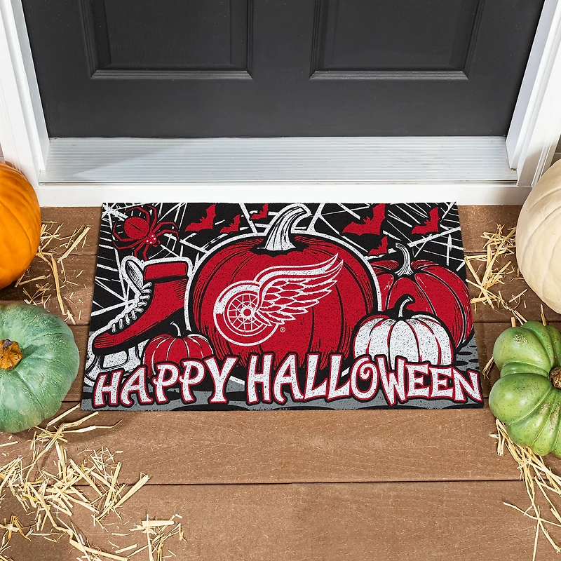 Detroit Red Wings 28" x 16" Happy Halloween Turf Door Mat