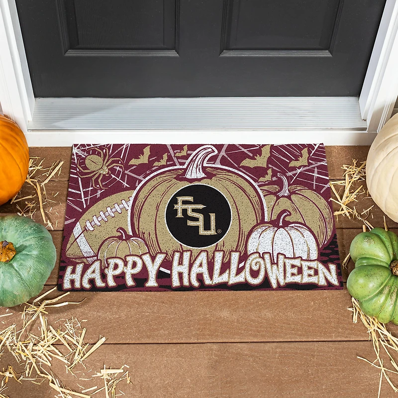 Florida State Seminoles 28" x 16" Happy Halloween Turf Door Mat