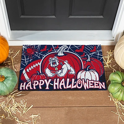 Fresno State Bulldogs 28" x 16" Happy Halloween Turf Door Mat