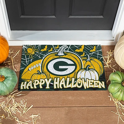 Green Bay Packers 28" x 16" Happy Halloween Turf Door Mat