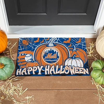 New York Mets 28" x 16" Happy Halloween Turf Door Mat