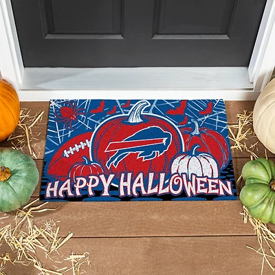 Buffalo Bills 28" x 16" Happy Halloween Turf Door Mat