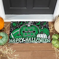 Marshall Thundering Herd 28" x 16" Happy Halloween Turf Door Mat