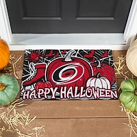 Carolina Hurricanes 28" x 16" Happy Halloween Turf Door Mat