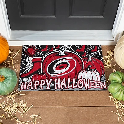 Carolina Hurricanes 28" x 16" Happy Halloween Turf Door Mat