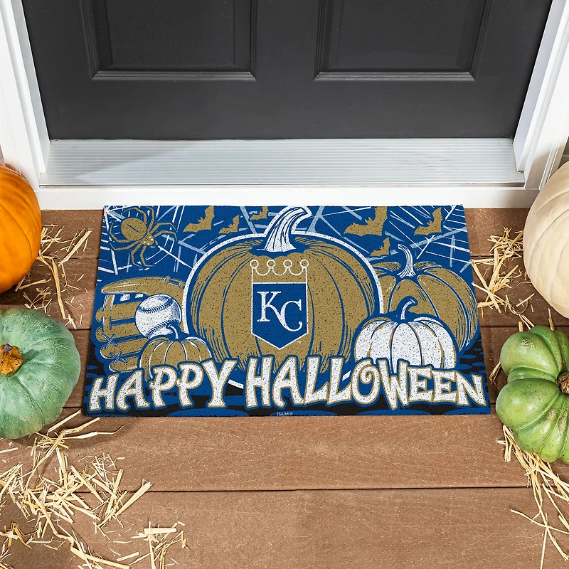 Kansas City Royals 28" x 16" Happy Halloween Turf Door Mat