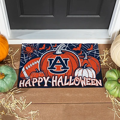 Auburn Tigers 28" x 16" Happy Halloween Turf Door Mat