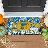 St. Louis Blues 28" x 16" Happy Halloween Turf Door Mat
