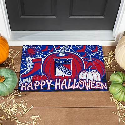 New York Rangers 28" x 16" Happy Halloween Turf Door Mat
