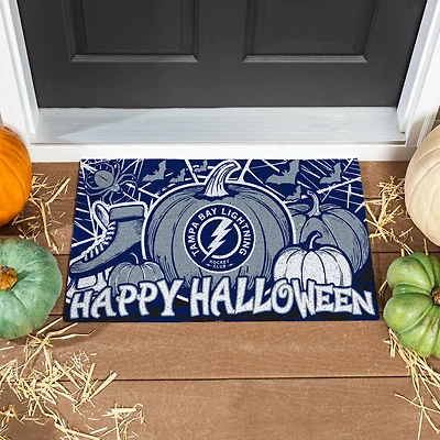 Tampa Bay Lightning 28" x 16" Happy Halloween Turf Door Mat