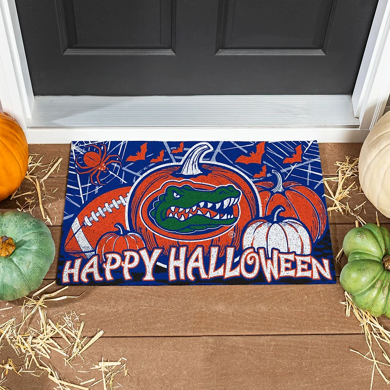 Florida Gators 28" x 16" Happy Halloween Turf Door Mat