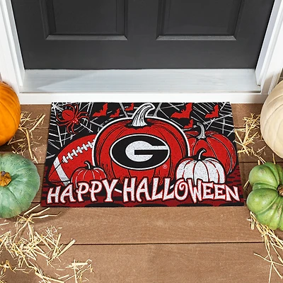 Georgia Bulldogs 28" x 16" Happy Halloween Turf Door Mat