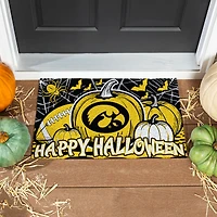 Iowa Hawkeyes 28" x 16" Happy Halloween Turf Door Mat