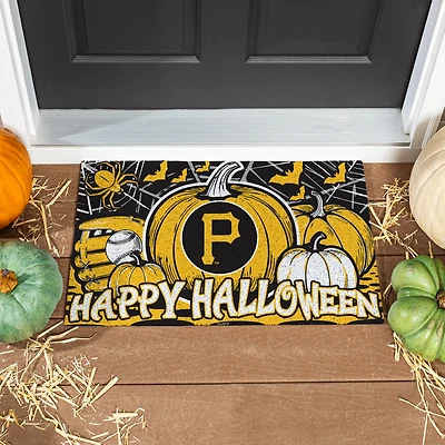 Pittsburgh Pirates 28" x 16" Happy Halloween Turf Door Mat
