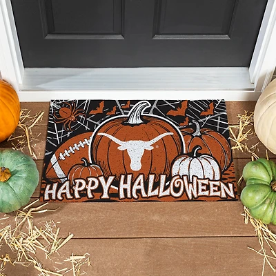Texas Longhorns 28" x 16" Happy Halloween Turf Door Mat