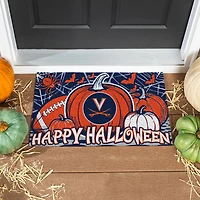 Virginia Cavaliers 28" x 16" Happy Halloween Turf Door Mat