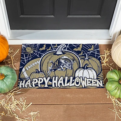Navy Midshipmen 28" x 16" Happy Halloween Turf Door Mat