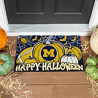 Michigan Wolverines 28" x 16" Happy Halloween Turf Door Mat