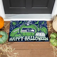 Seattle Seahawks 28" x 16" Happy Halloween Turf Door Mat