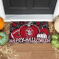 South Dakota Coyotes 28" x 16" Happy Halloween Turf Door Mat