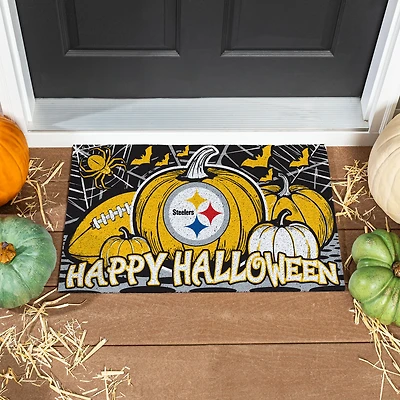 Pittsburgh Steelers 28" x 16" Happy Halloween Turf Door Mat