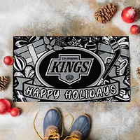 Los Angeles Kings 28" x 16" Happy Holidays Christmas Turf Door Mat