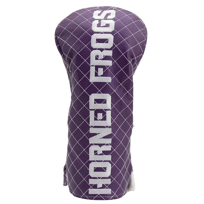 TCU Horned Frogs Quilted Driver Headcover