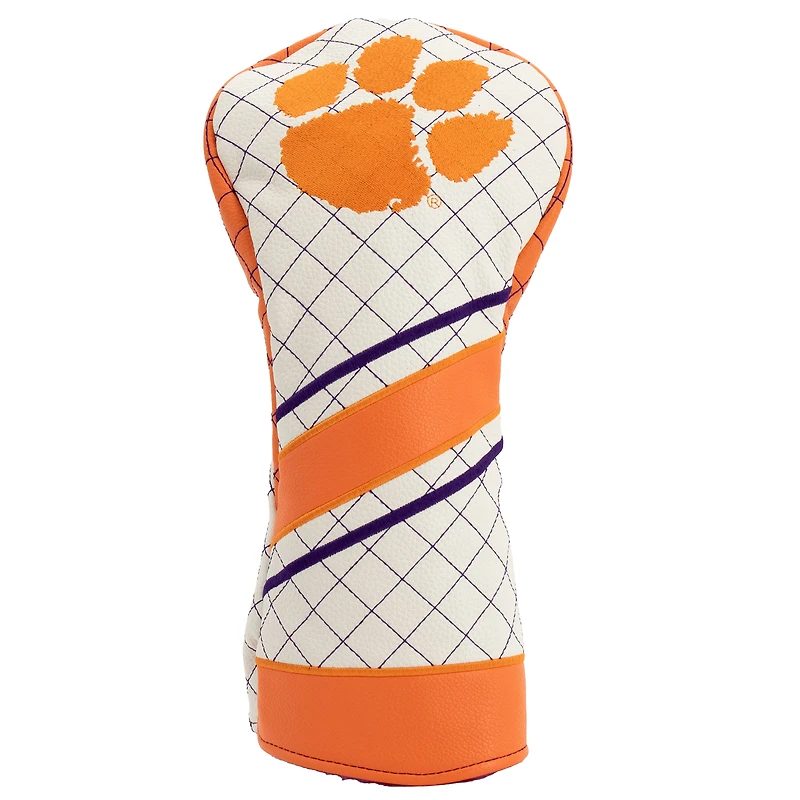 Clemson Tigers Striped Quilted Driver Headcover