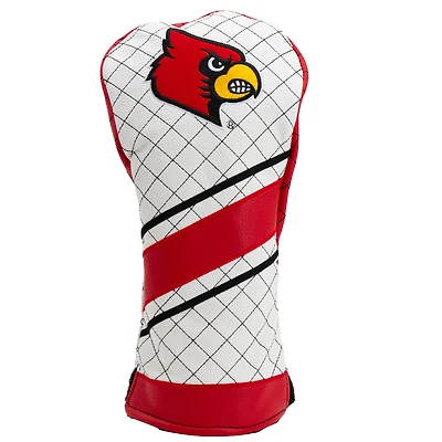 Louisville Cardinals Striped Quilted Driver Headcover