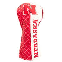 Nebraska Huskers Striped Quilted Driver Headcover