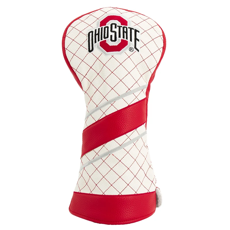 Ohio State Buckeyes Striped Quilted Driver Headcover