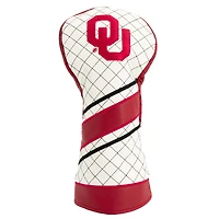 Oklahoma Sooners Striped Quilted Driver Headcover