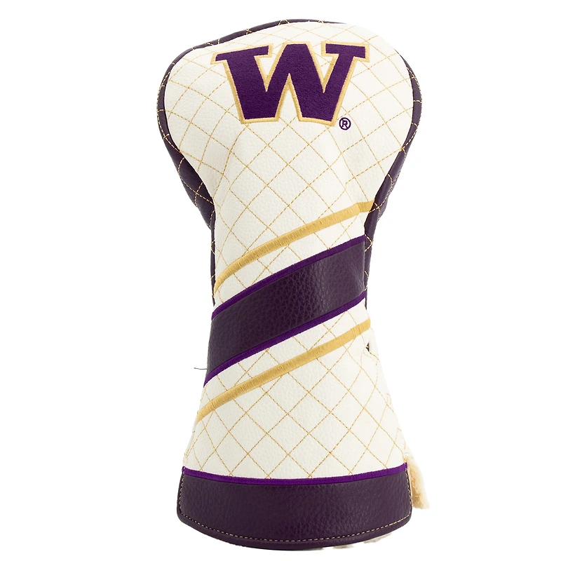 Washington Huskies Striped Quilted Driver Headcover