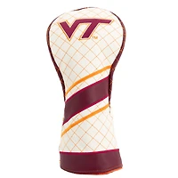 Virginia Tech Hokies Striped Quilted Driver Headcover