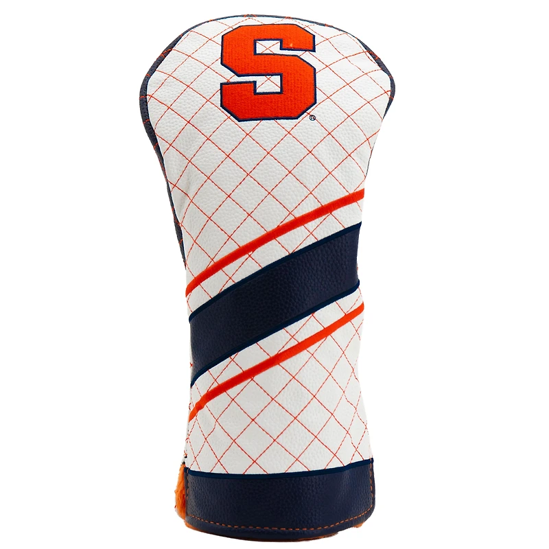 Syracuse Orange Striped Quilted Driver Headcover