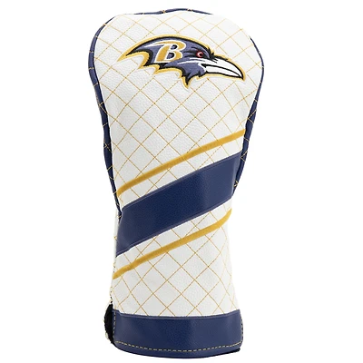 Baltimore Ravens Striped Quilted Driver Headcover