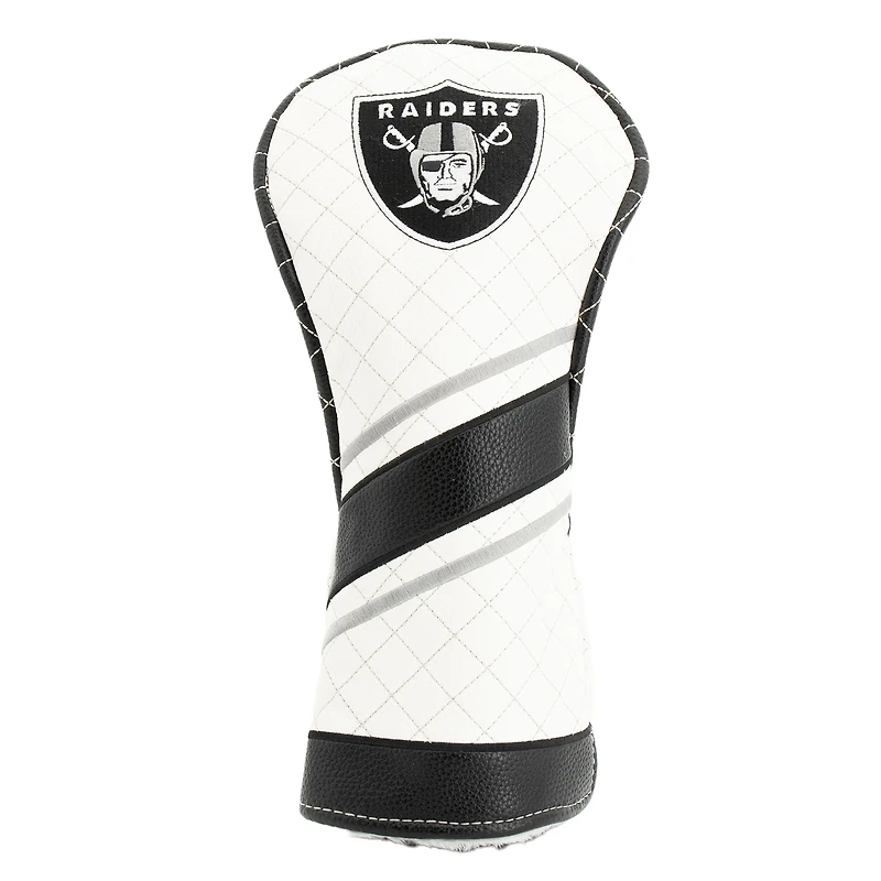 Las Vegas Raiders Striped Quilted Driver Headcover